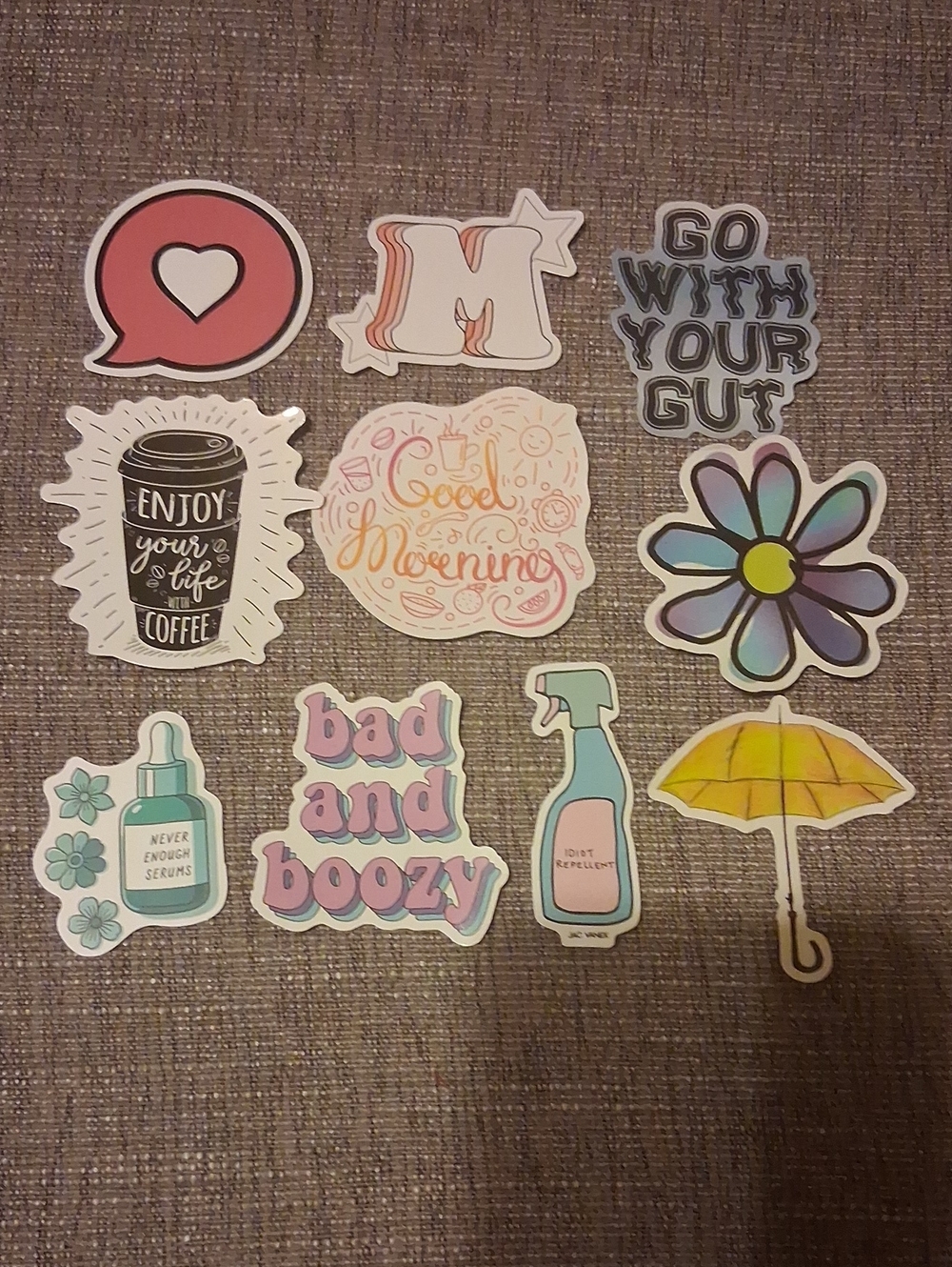 Decorative Assorted Sticker Pack in Pastel Colors by